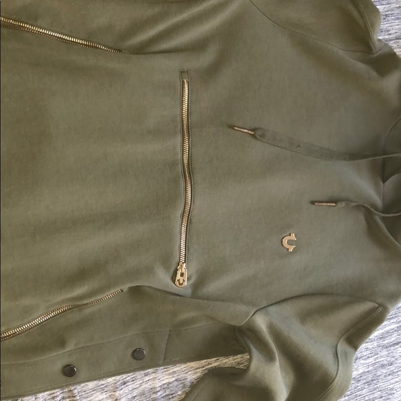 True religion hoodie jacket with front pocket - Picture 4 of 5